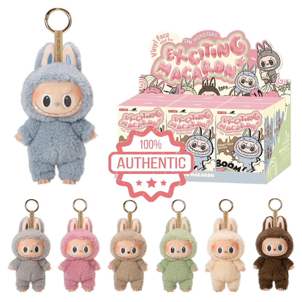 Shenzhen Fun Party Trading Co., Ltd. Original Popmart Labubu the Monsters Macaron Series Vinyl Face Blind Box Collectible...