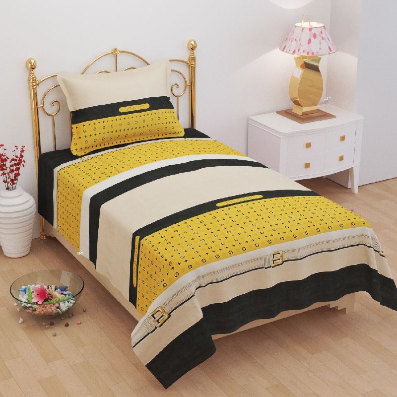 bedsheet manufacturer Bedsheet Flat Single Bed Glace Cotton