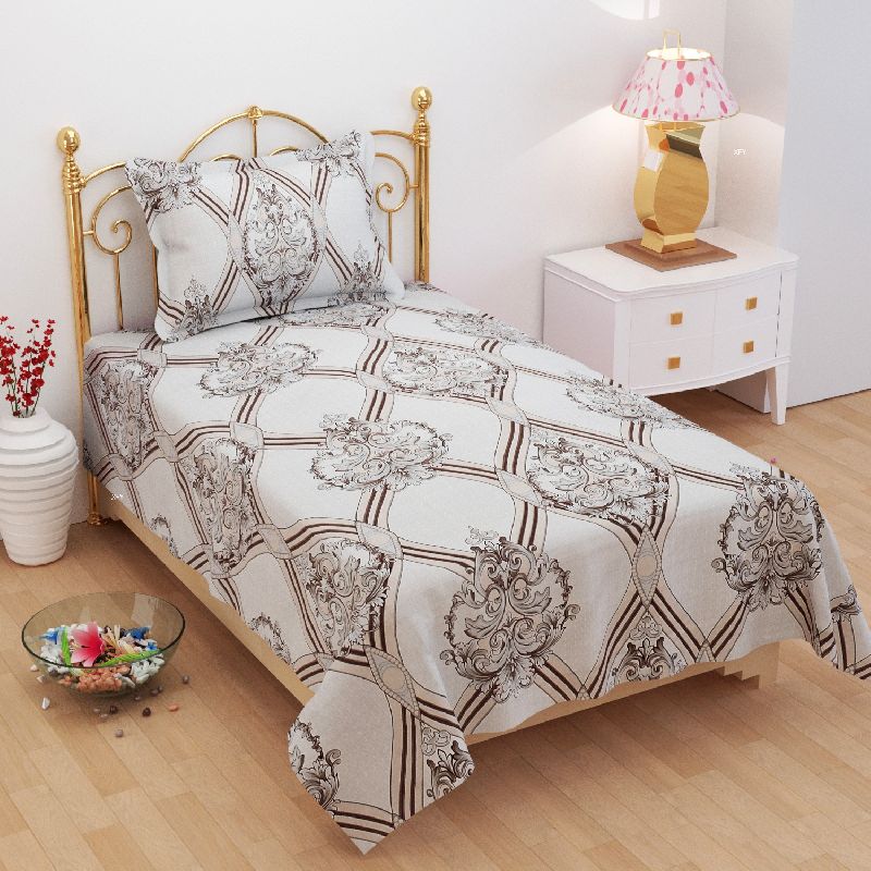 bedsheet manufacturer Bedsheet Flat Single Bed Glace Cotton