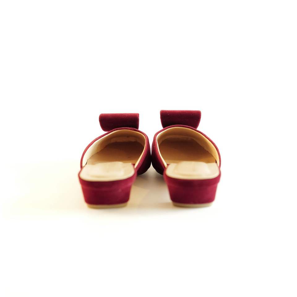 Premium KMS High Quality Maroon Low-heeled EVA Material Eco-Friendly Heels Sandals
