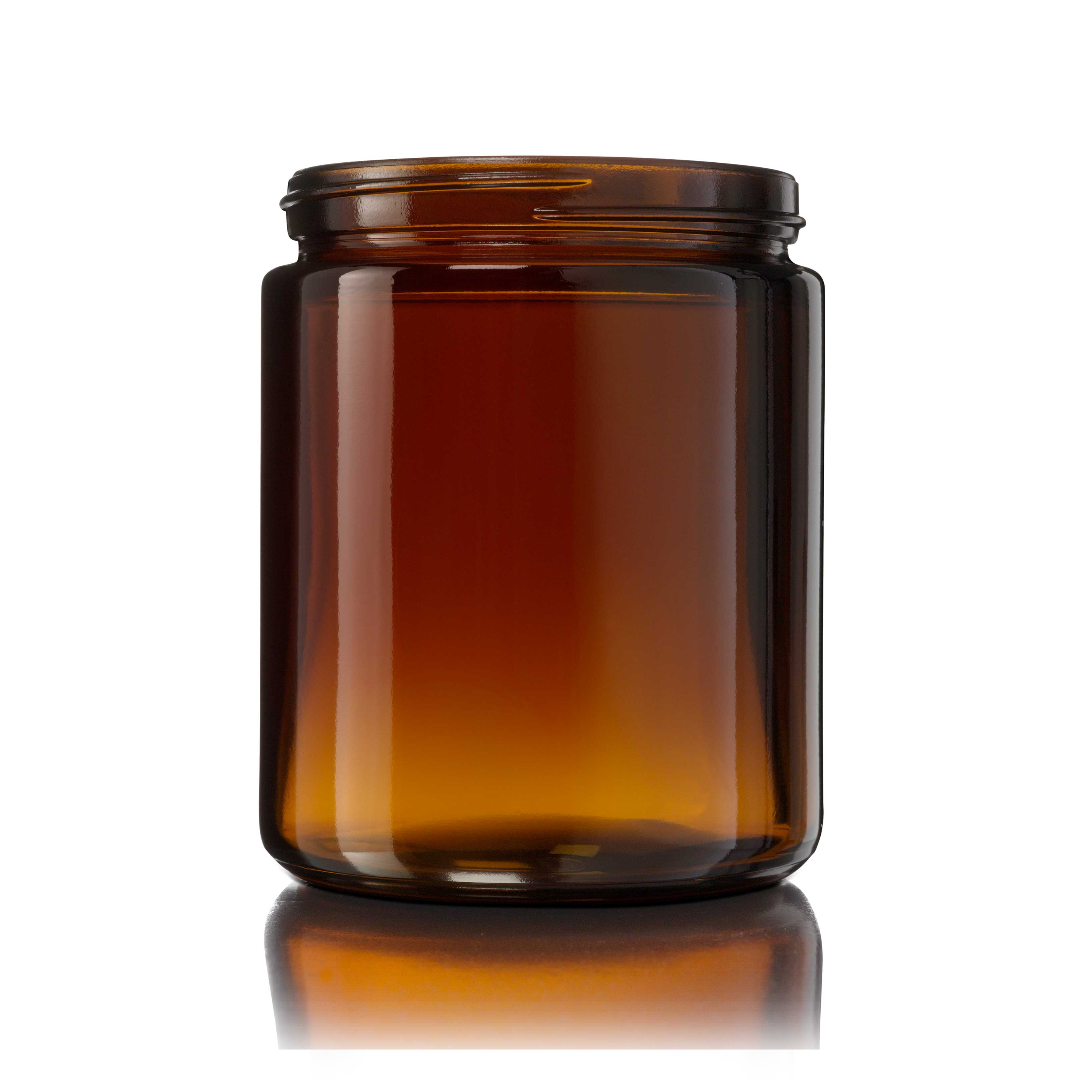Calaso Wide neck jar Viola 250ml, 70/400, Amber Brown