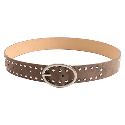 Yiwu Dely Import & Export Co.,Ltd Stylish Women's Punk Rivet Belt for Versatile Jeans