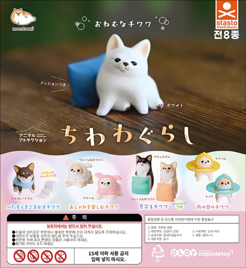 플레이캡슐토이 (Play Capsule Toy) 치와와 생활 (40개 1묶음)