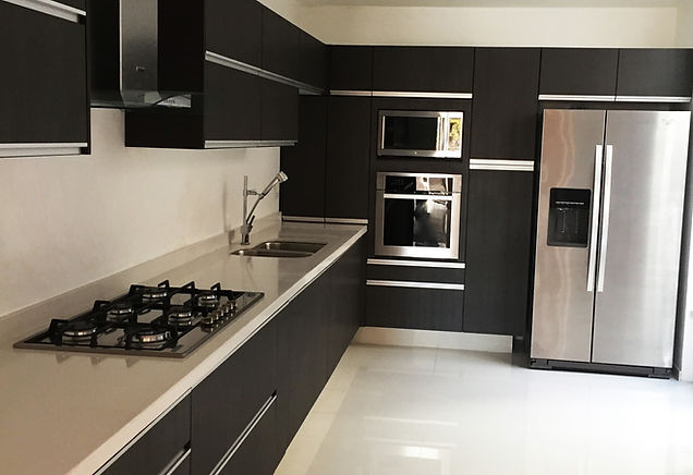 Kitchen Depot Cocinas ESCUADRA CON HORNOS - Acabado Foil creta mate
