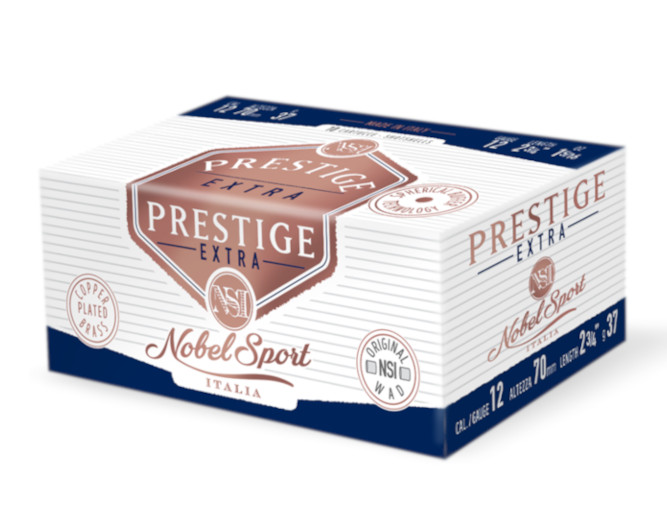 CAL.12 EXTRA PRESTIGE 37g HUNTING CARTRIDGES NOBEL SPORT ITALIA