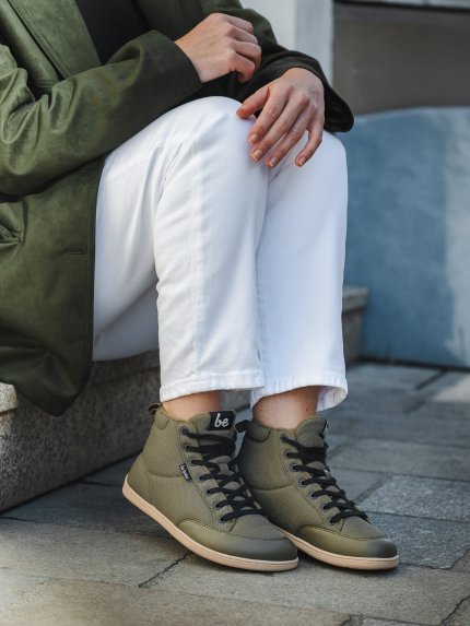 Be Lenka Barefoot Sneakers Rebound Thermo - Army Green