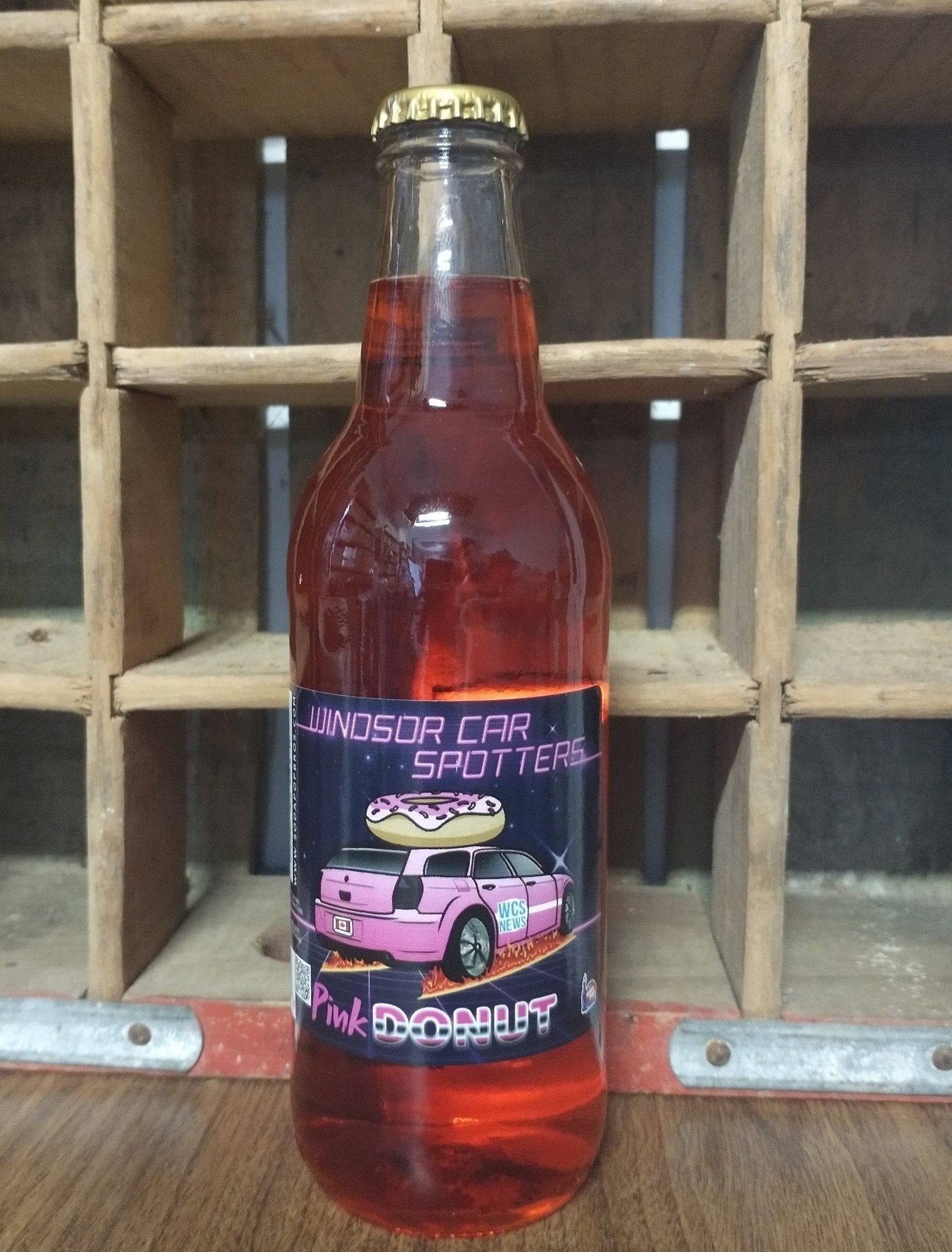 Soda Pop Bros Windsor Car Spotters Pink Donut Soda