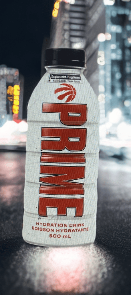 Extreme Snacks Prime Hydration NBA Toronto Raptors 2024 Drink - Canadian Edition