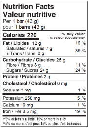 Waterbridge Confectionery Ltd. Dark Chocolate Bar 43g