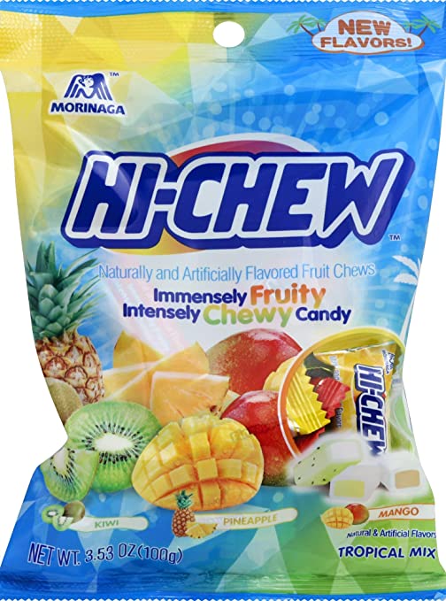 Hi-Chew Tropical Mix 100 g (6 Pack)
