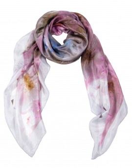 Fibra Creativa Klimt scarf The Kiss - Long silk scarf