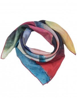 Silk scarf Autumn Leaves
