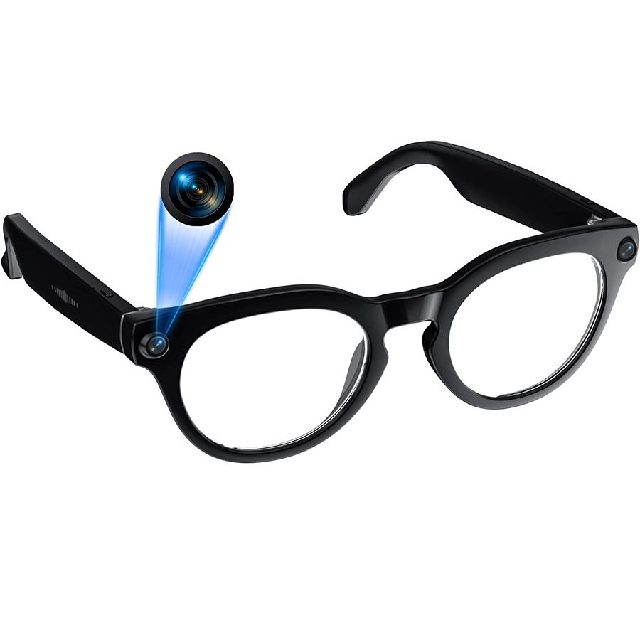 LEEYONGIN AI Smart Glasses with 8MP Camera Chat GPT Bluetooth Translation Glasses