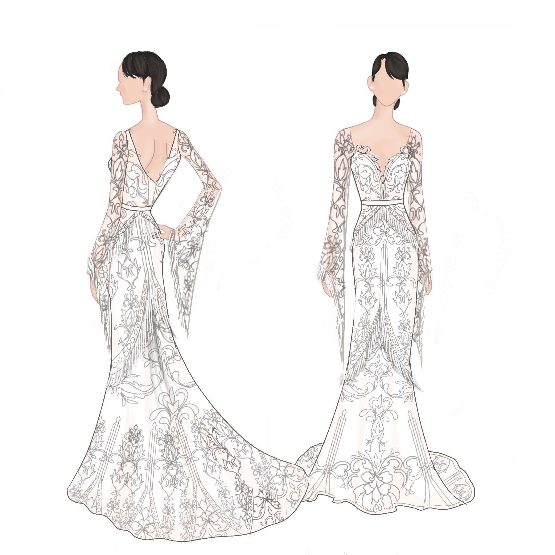 Queen Bridal Custom Dress