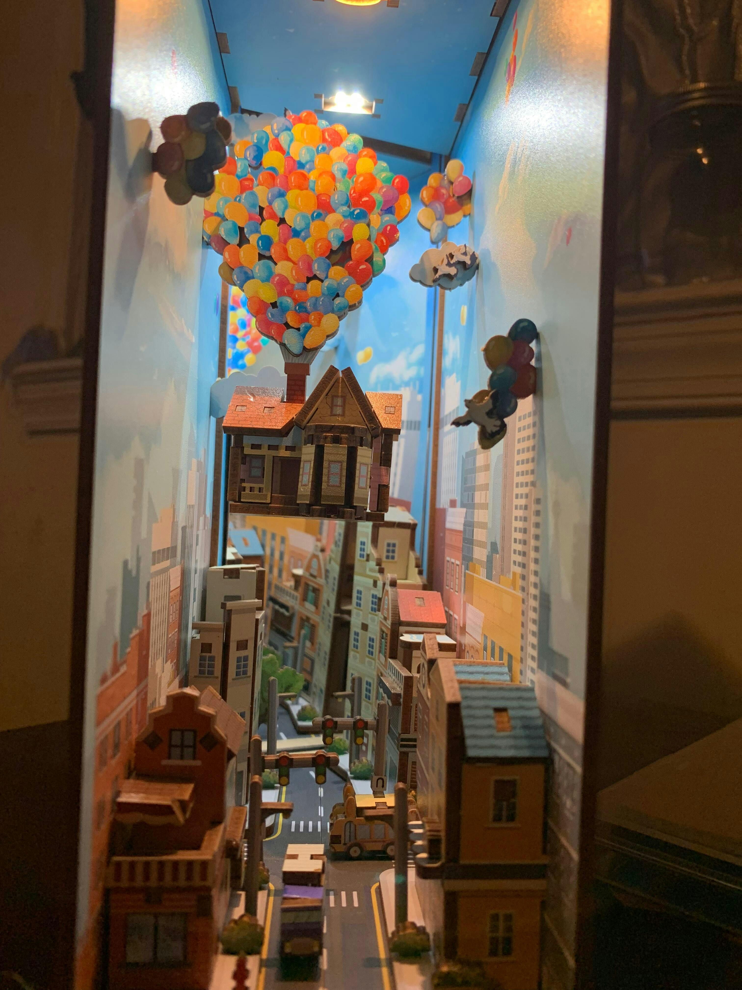 TONECHEER 3D Wooden Puzzle DIY Book Nook Kit (The Wind)