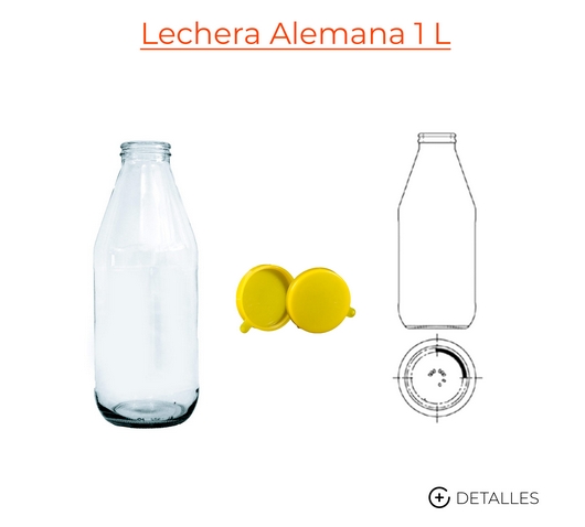 Lechera Alemana 1000 ml / 32 oz