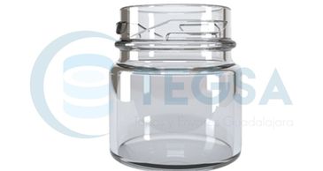 TEGSA, Tapas Y Envases Guadalajara TARRO DE VIDRIO CILINDRICO 1 OZ 30 GRS R 38 TWIST