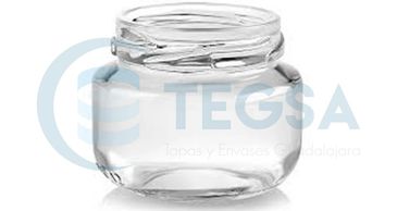 TEGSA, Tapas Y Envases Guadalajara BOTELLA ONJUS VIDRIO 2 ONZAS R-48
