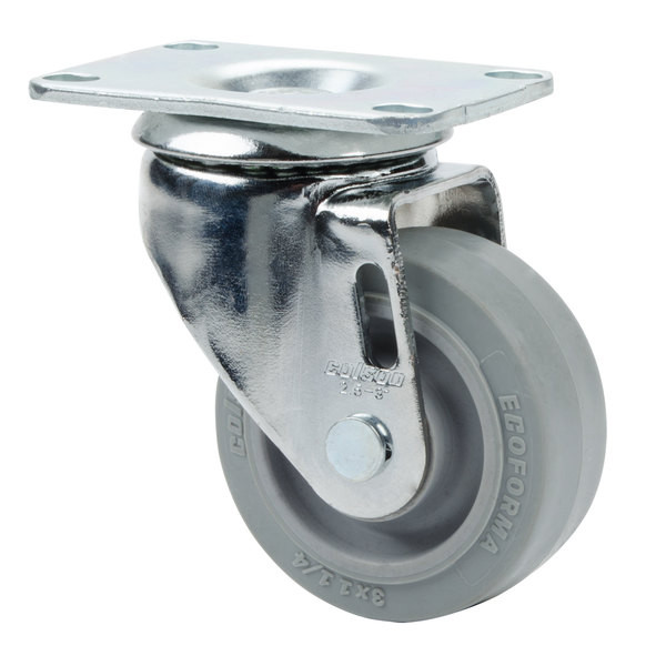 LINCO Casters & Industrial Supply LINCO NSF Certified Chrome Swivel Caster 3" (250 LBS Cap)