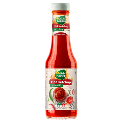 Baidar / Al Faris Food Industries Ltd. Hot Ketchup 400G Bottle