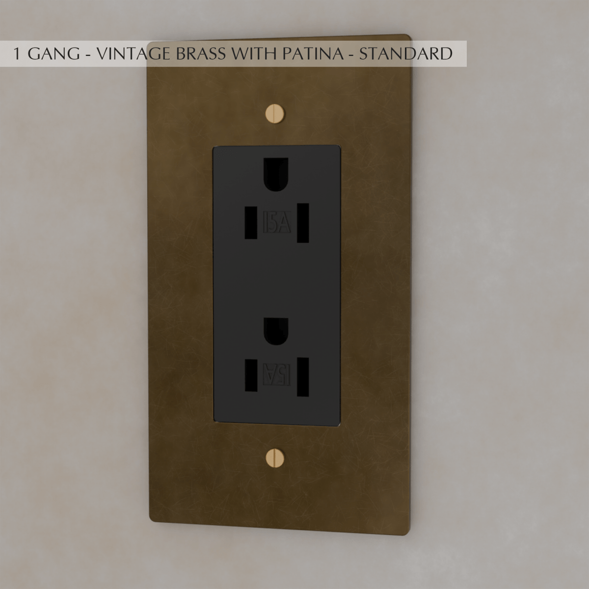 Residence Supply The Brass Outlet (1 to 4 Gang)