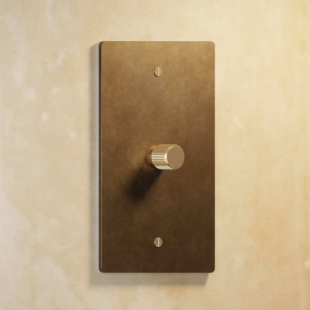The Brass Dimmer Switch (1 to 5 Gang) - Open Box