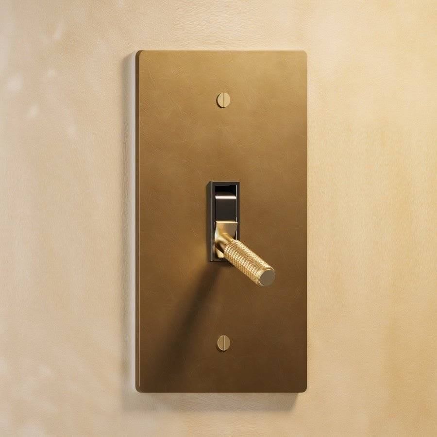 The Brass Toggle Switch (1 to 5 Gang) - Open Box