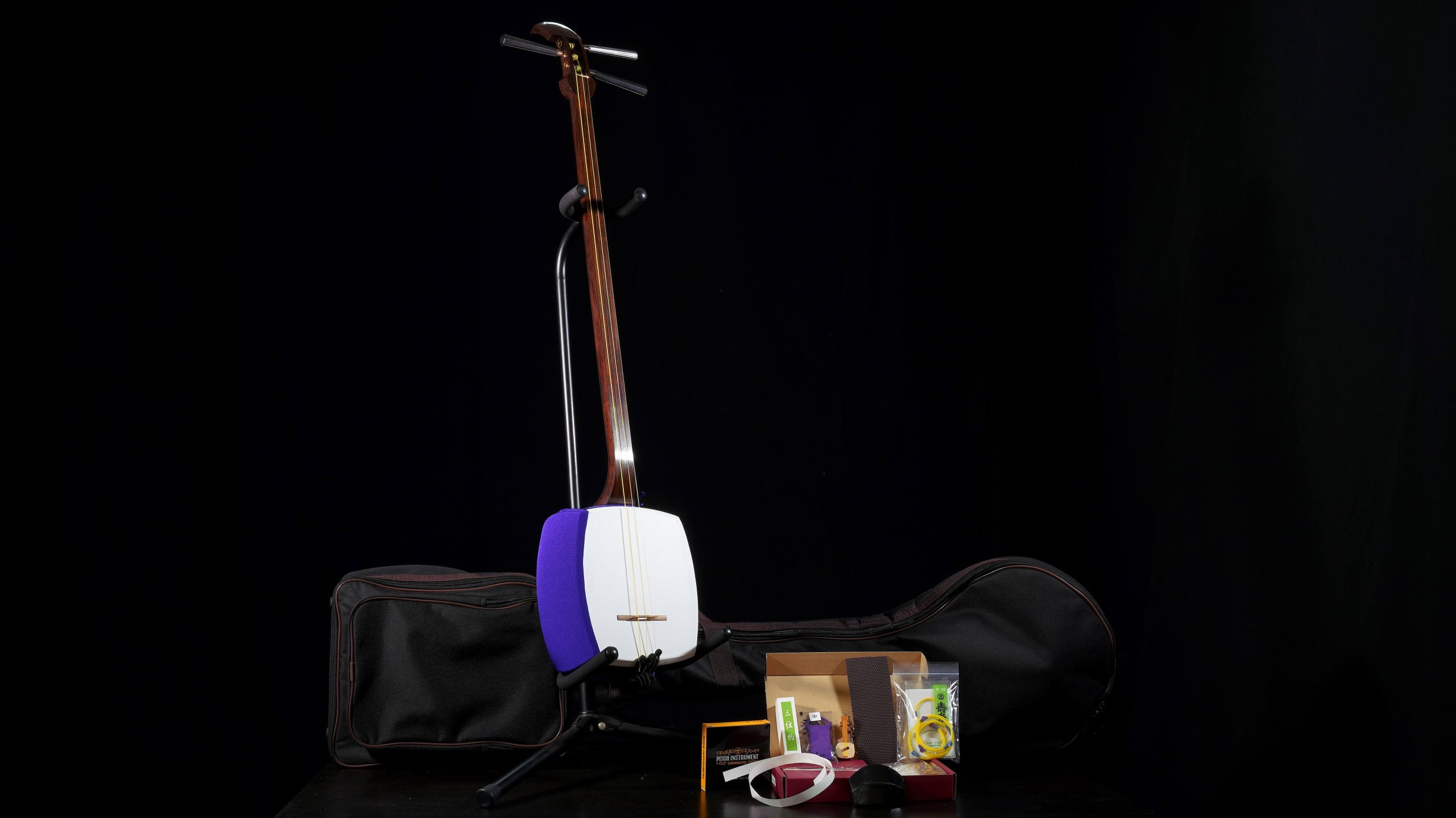 Shitan Shamisen Set (Hosozao)