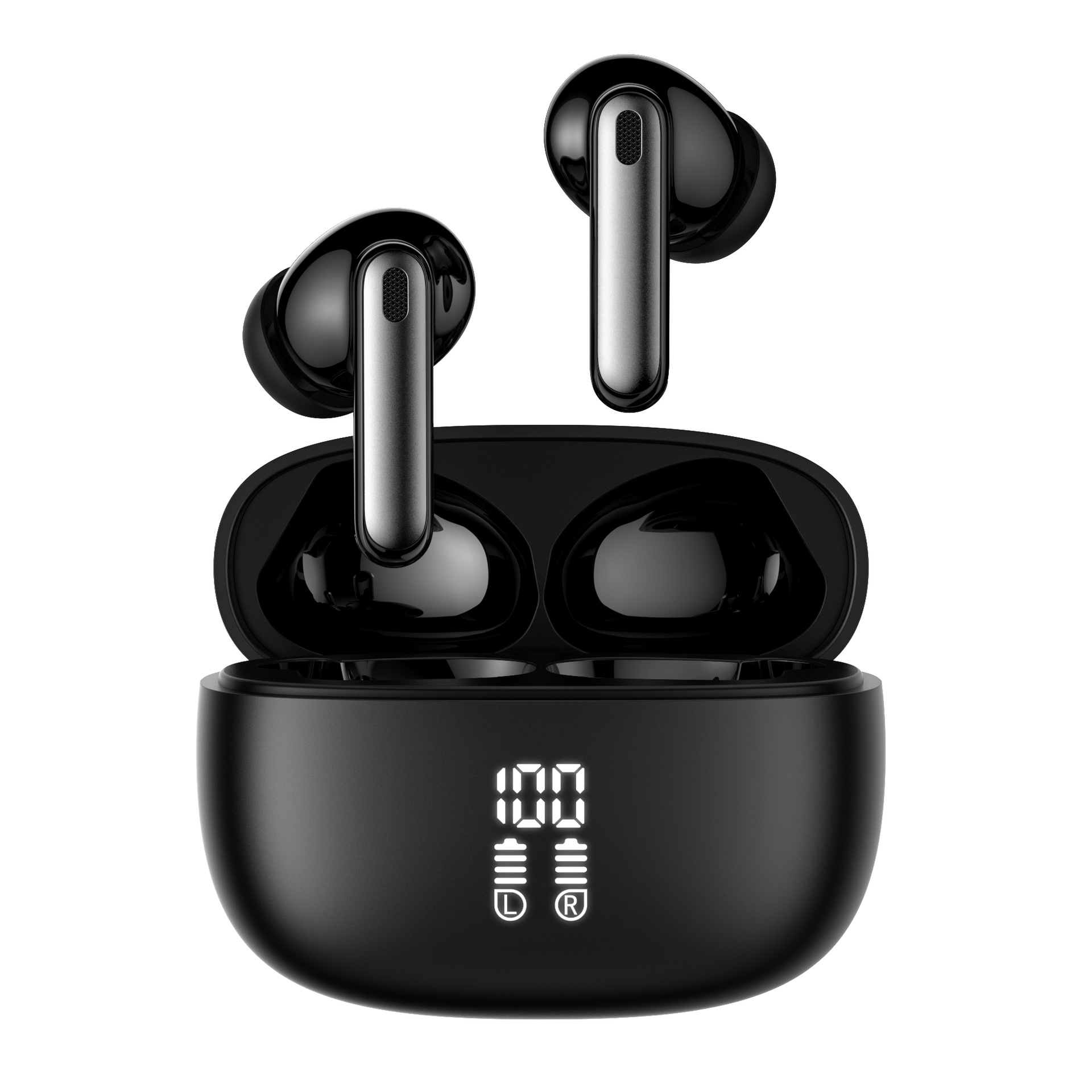 ENC and ANC Noise-Cancelling Wireless Earbuds