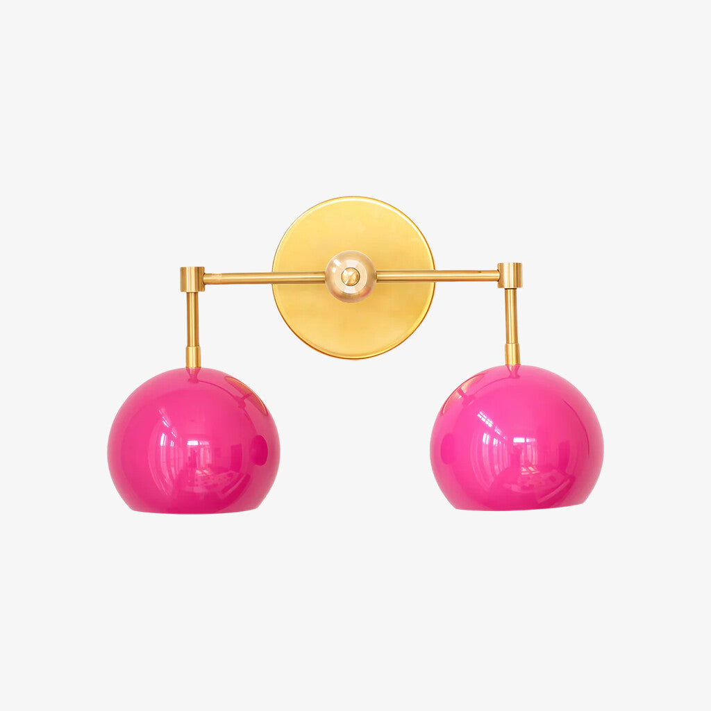 Oodioo Nordic Style Macaron Pendant Light - Modern Color Block Bowl Shade Lamp