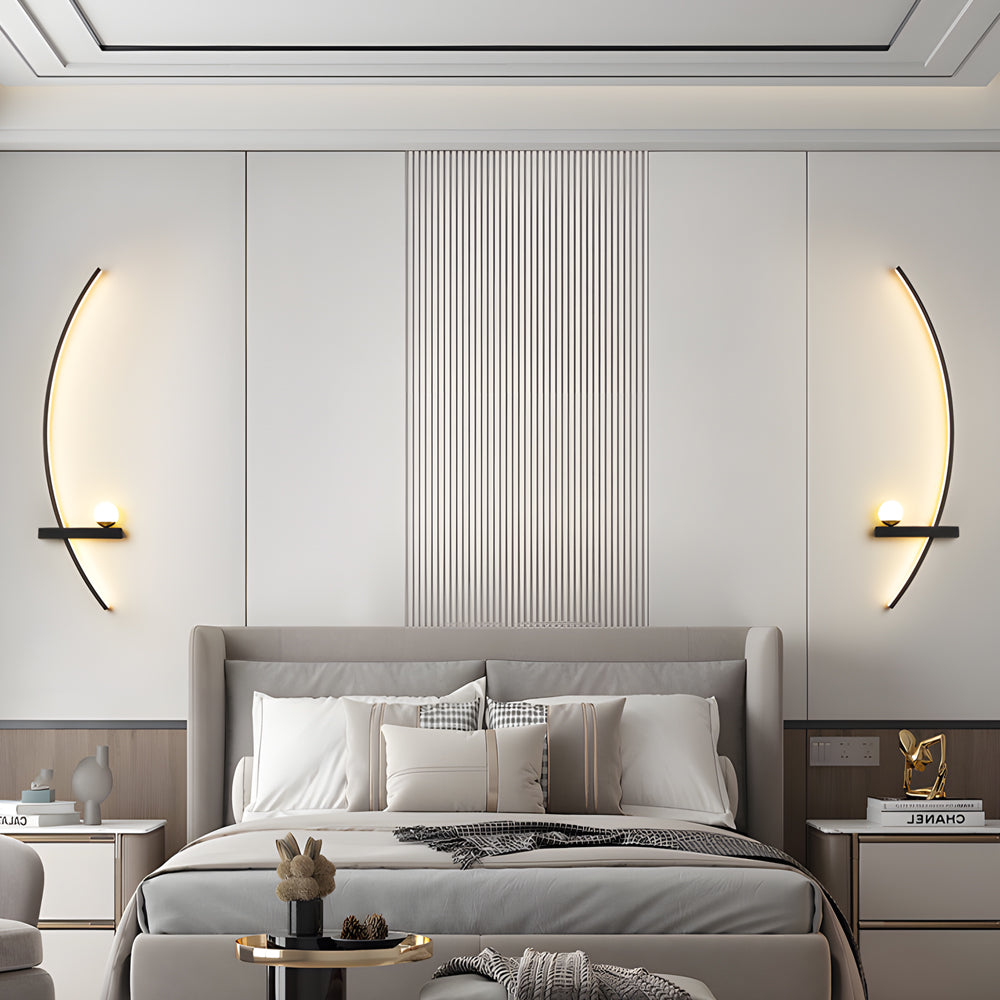 Oodioo 21'' Curved Strip 3 Step Dimming LED Wall Sconce
