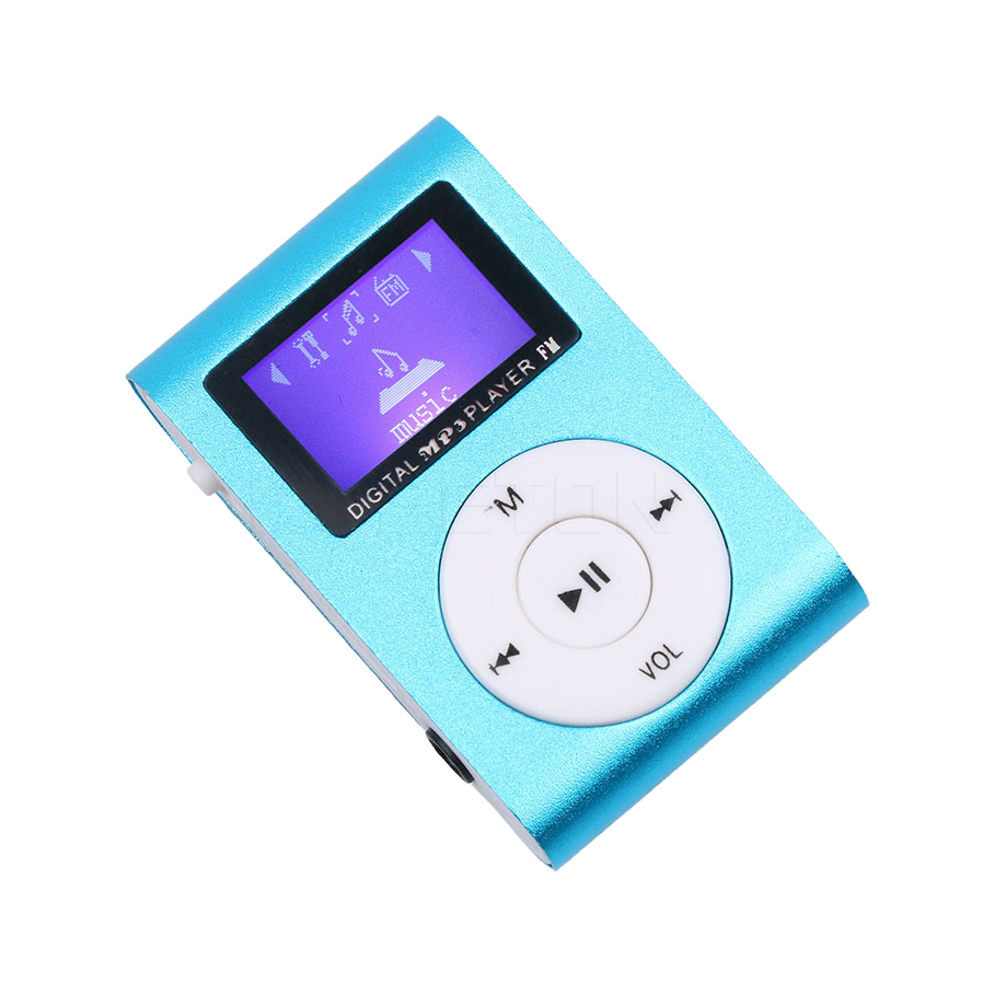 Shenzhen Noblefly Import & Export Co., Ltd. Hot 1GB Memory Mini MP3 Player with FM Radio LCD Screen Metal Clip Video & Card Gift