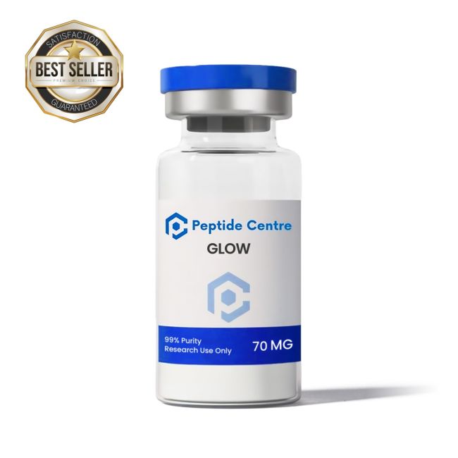 Peptide Centre BPC-157, TB-500, GHK-Cu (70mg GLOW Blend)