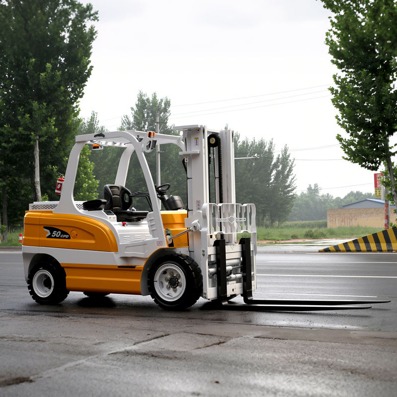 Outdoor Electric Forklift Rough Terrain Electric Forklifts With Side Shifter