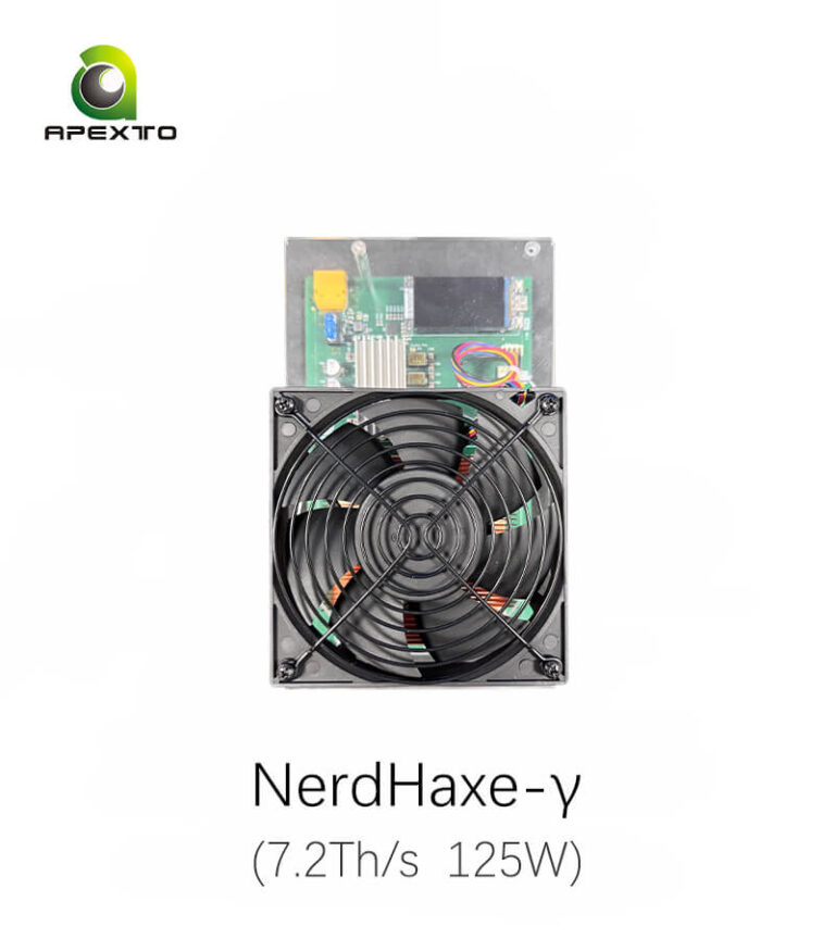 Apexto Mining NerdHaxe-γ 7.2Th/s 125W Bitcoin Solo Miner