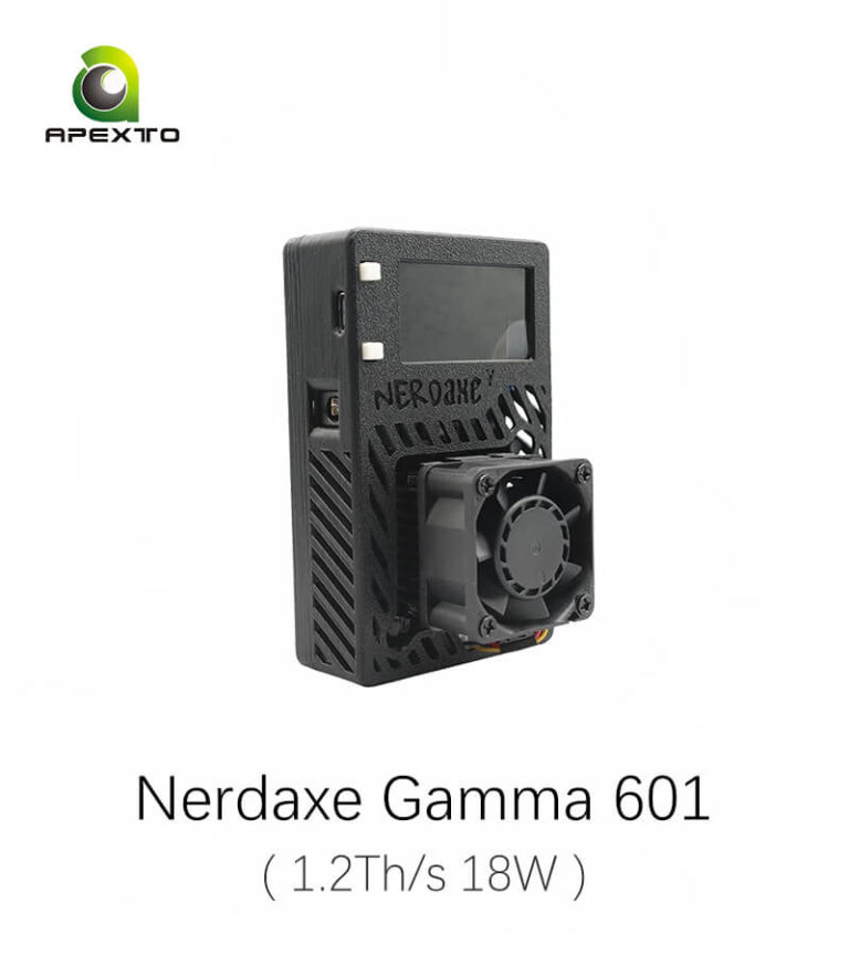 Nerdaxe Gamma 601 1.2Th/s 18W Bitcoin Solo Miner