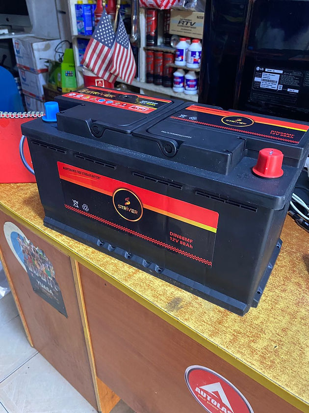 Racer Power Battery Striver DIN88MF 12V 88Ah 17 Plate Car Battery