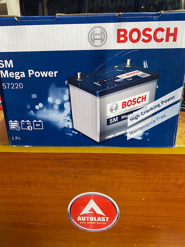 Racer Power Battery Bosch SM Mega Power Car Battery 57220