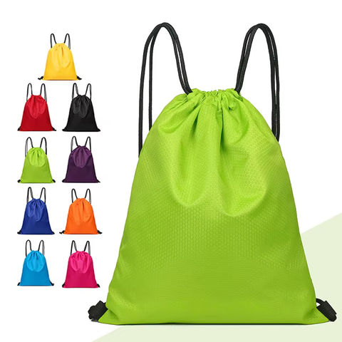 Wenzhou Zhonggao Crafts & Gifts Co., Ltd. Promotional String Bags Custom Nylon Sport 210D 420D 600D Polyester Drawstring Backpack...
