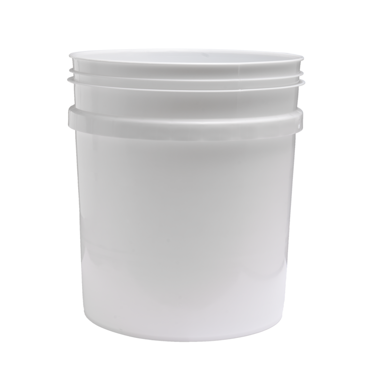 Container Supply Co. 4 1/4 Gallon Round Plastic Bumper Pail