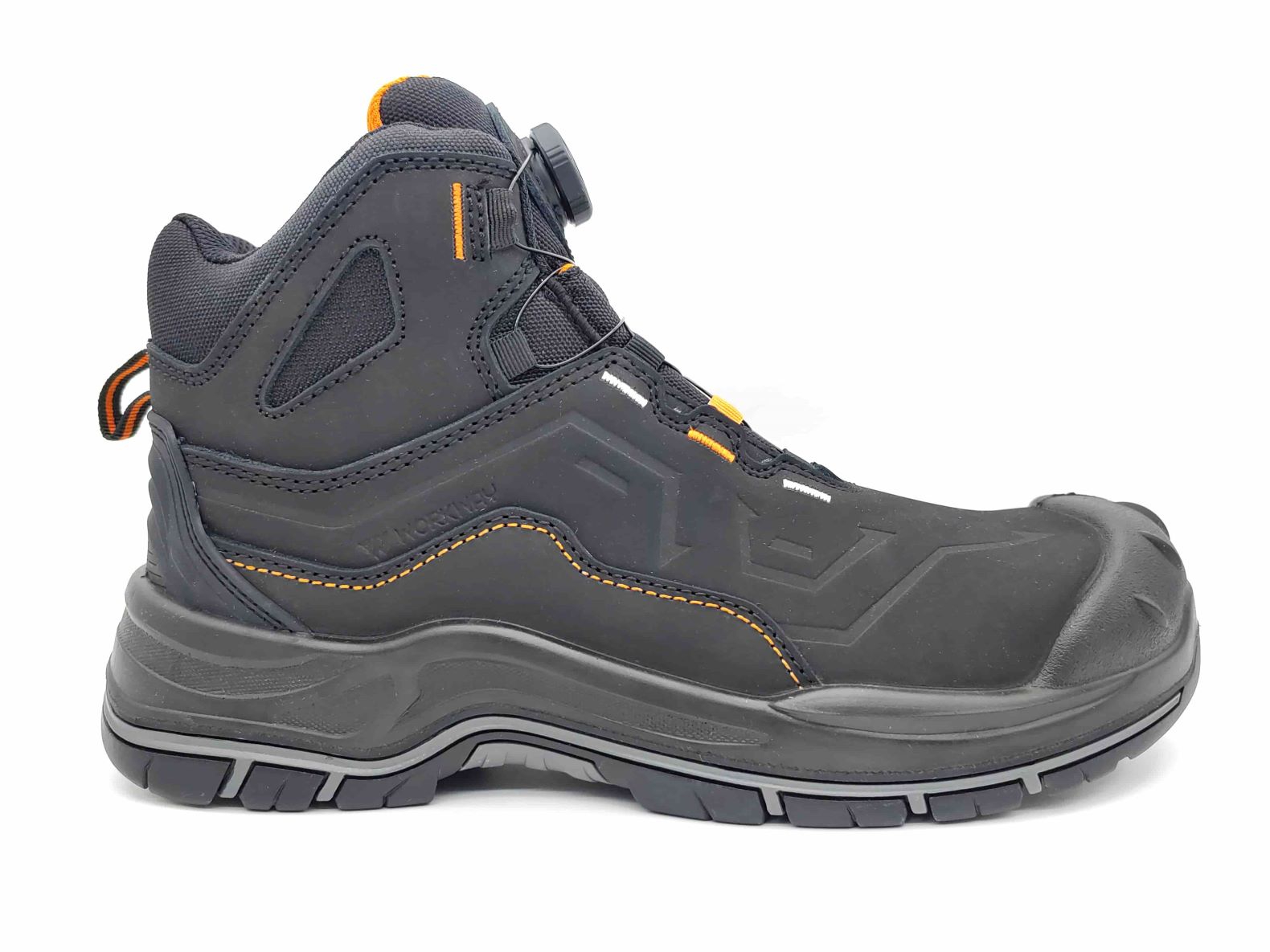 WorkWay Safety Ankle Safety Boots | Waterproof, Slip‑Resistant, EN ISO 20345:2022 S7S Certified –...