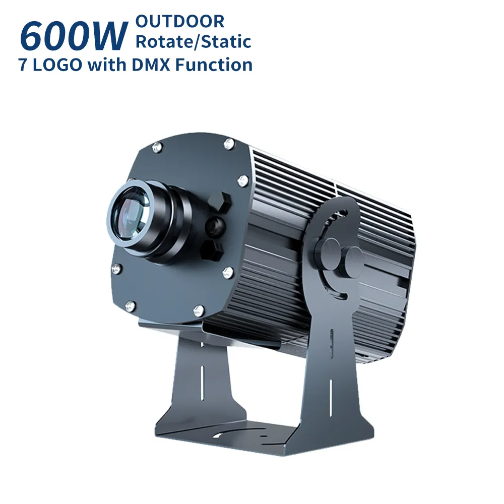 Gobo Factory (JINGYU OPTOELEC) Outdoor 600W LED Advertising Light - Waterproof Custom Logo-Projecting, Rotating Gobo...