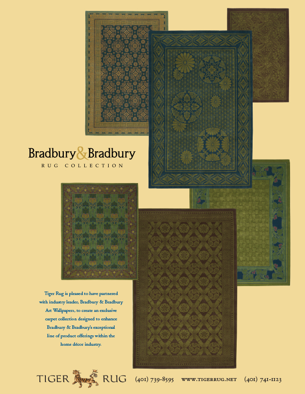 Tiger Rug Company Bradbury & Bradbury Collection Rugs