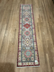 Amir Rug Exchange Afghan Super Kazak - 2'0” X 9'7”