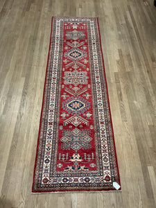 Amir Rug Exchange Afghan Super Kazak - 2'8” X 9'5”