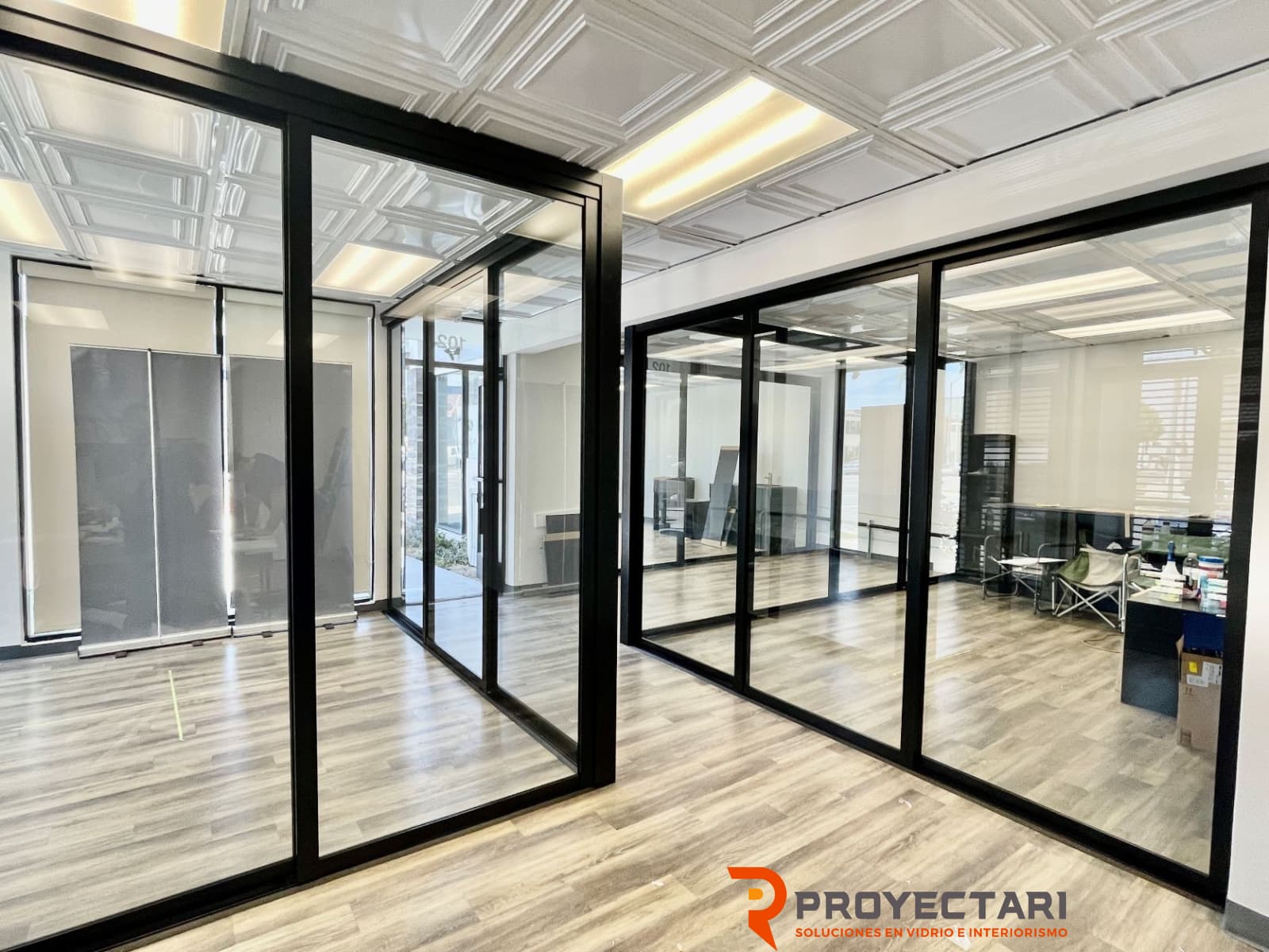Proyectari Mamparas de Vidrio y Aluminio para Oficinas