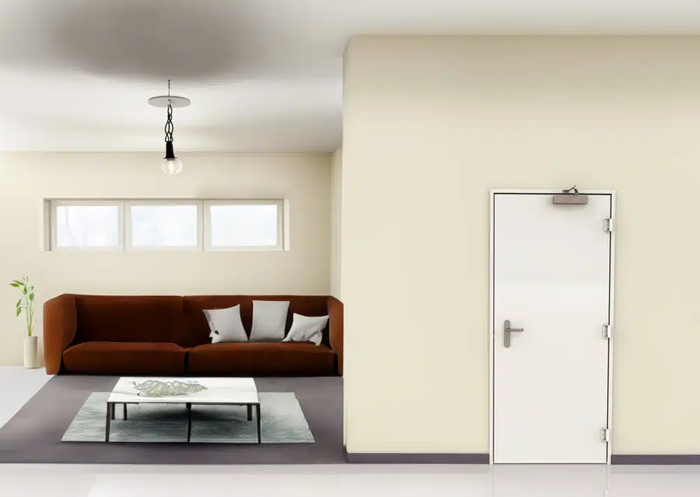 Puerta Residencial de Corta Fogo