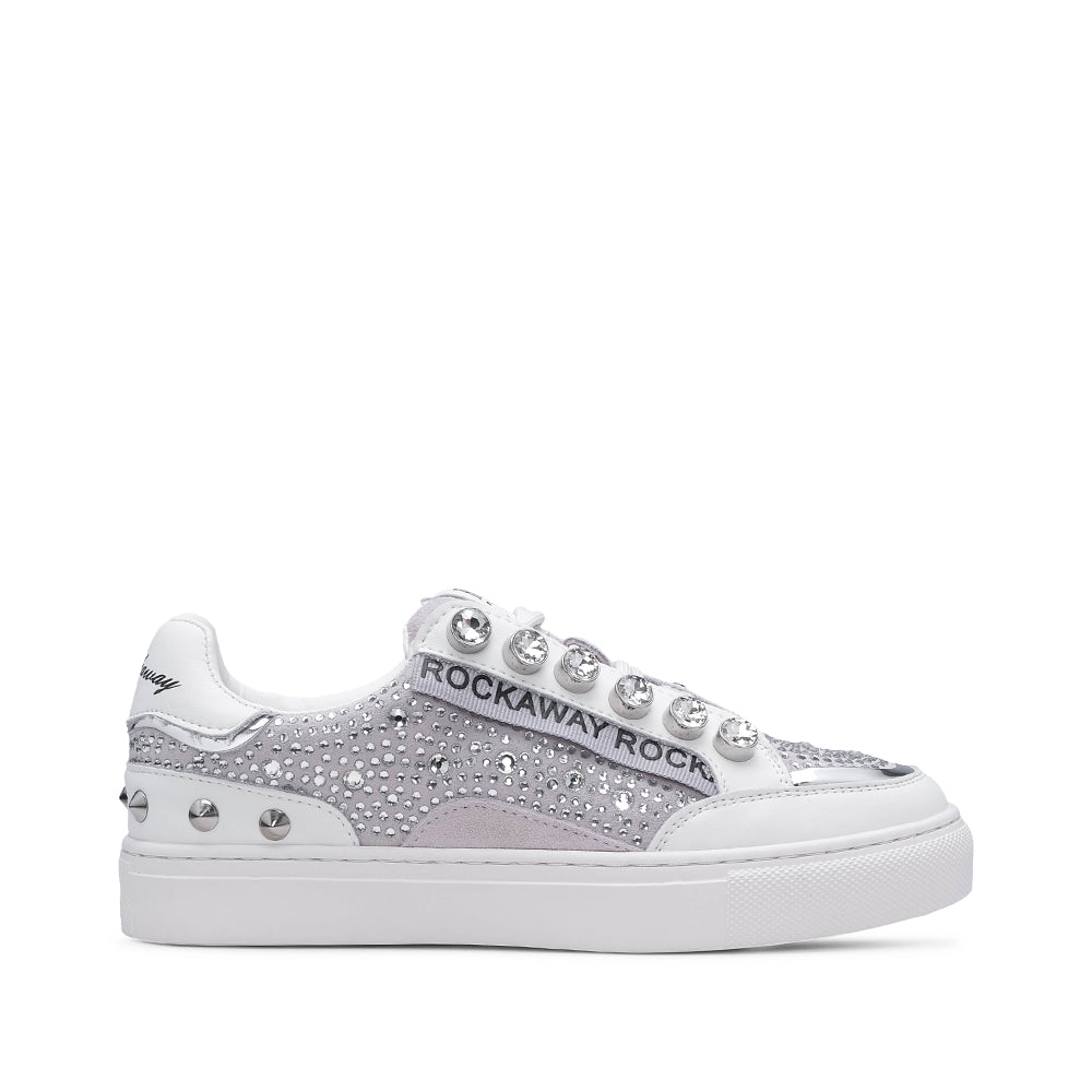 Manuel Alves Women's Casual Sneakers in Synthetic Leather White