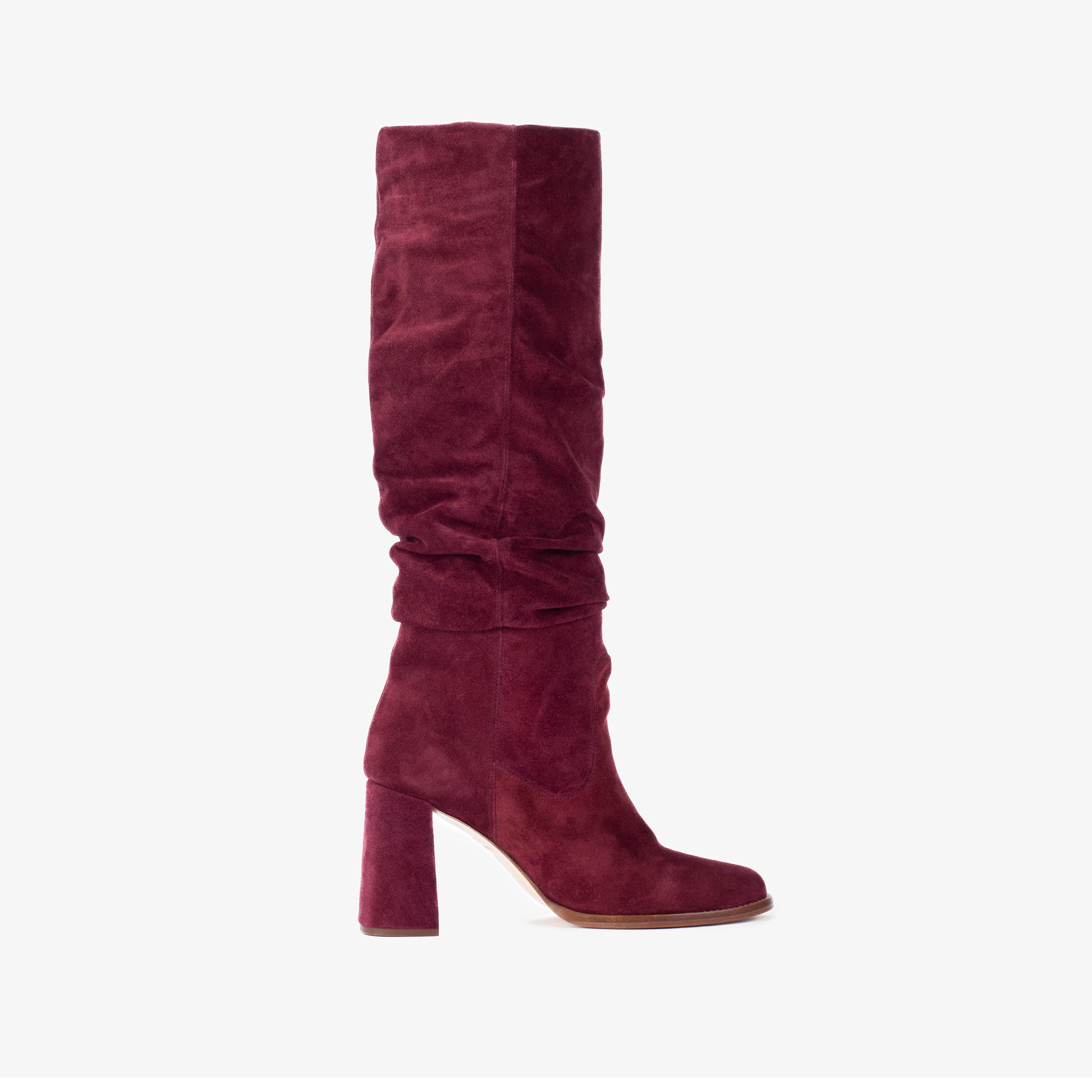 Sarah Maier Garnet Knee Boots