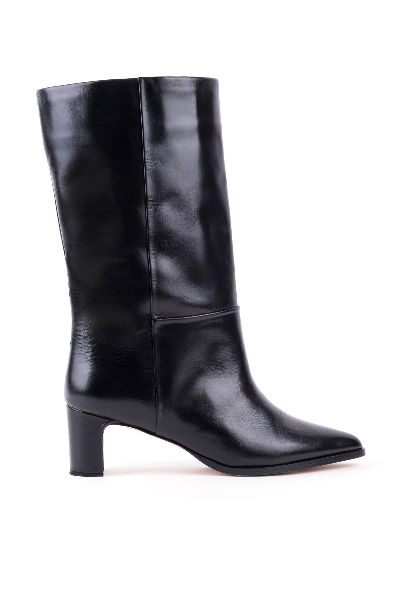 Zilian Botas cano alto em pele Preto